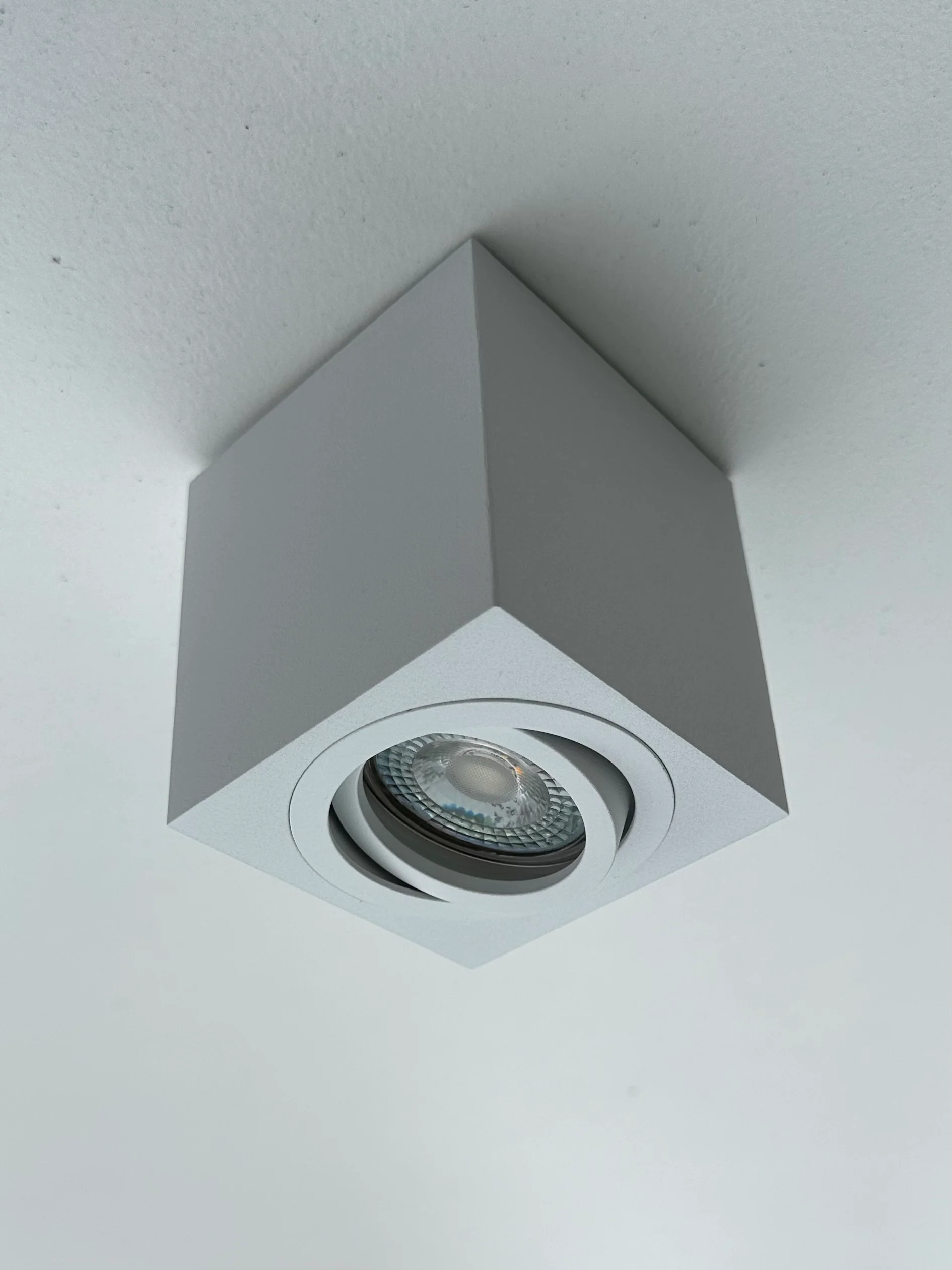 Faretto soffitto orientabile quadrato - Bianco - Image 2