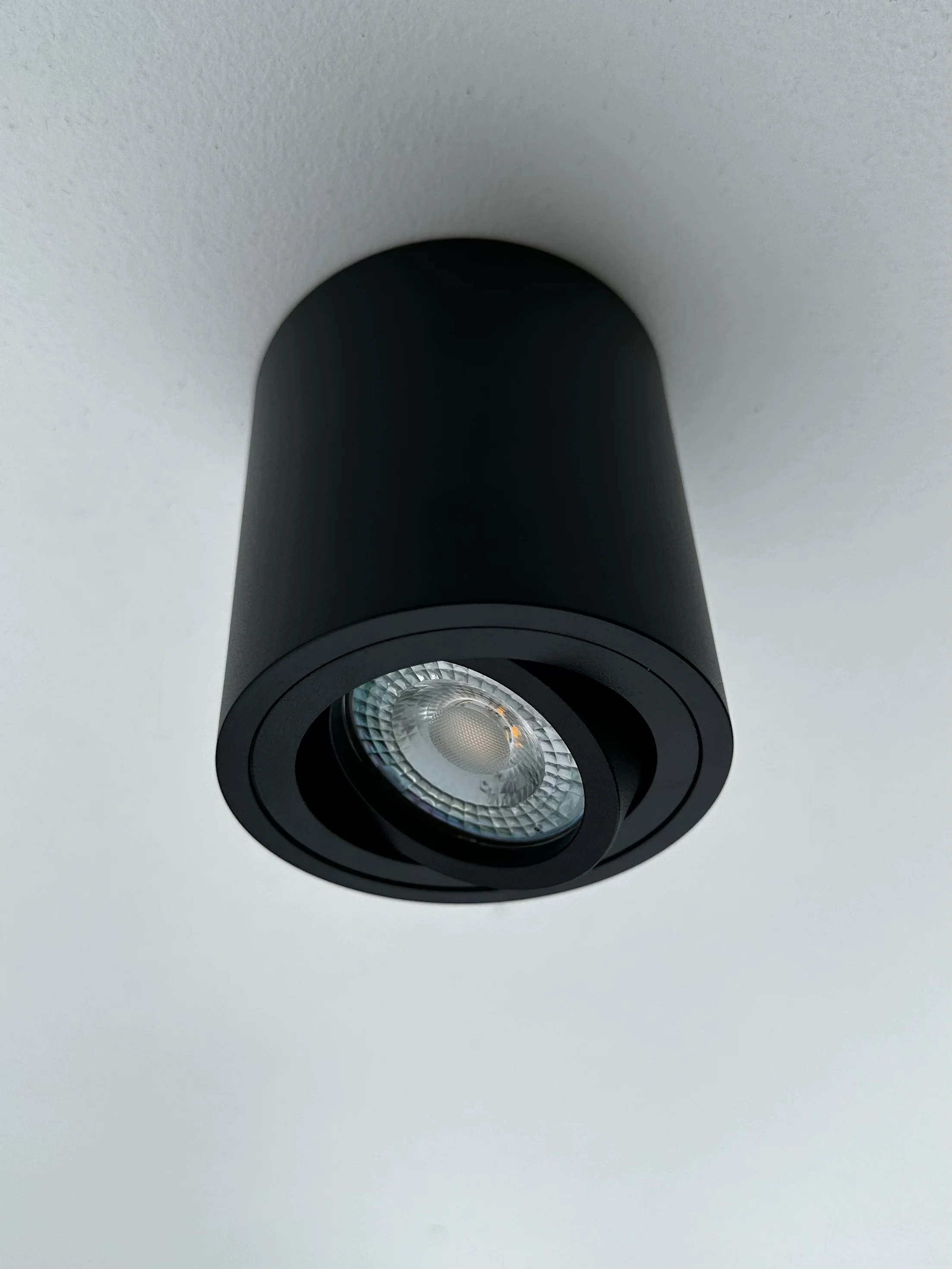 Faretto soffitto orientabile tondo - Nero - Image 2