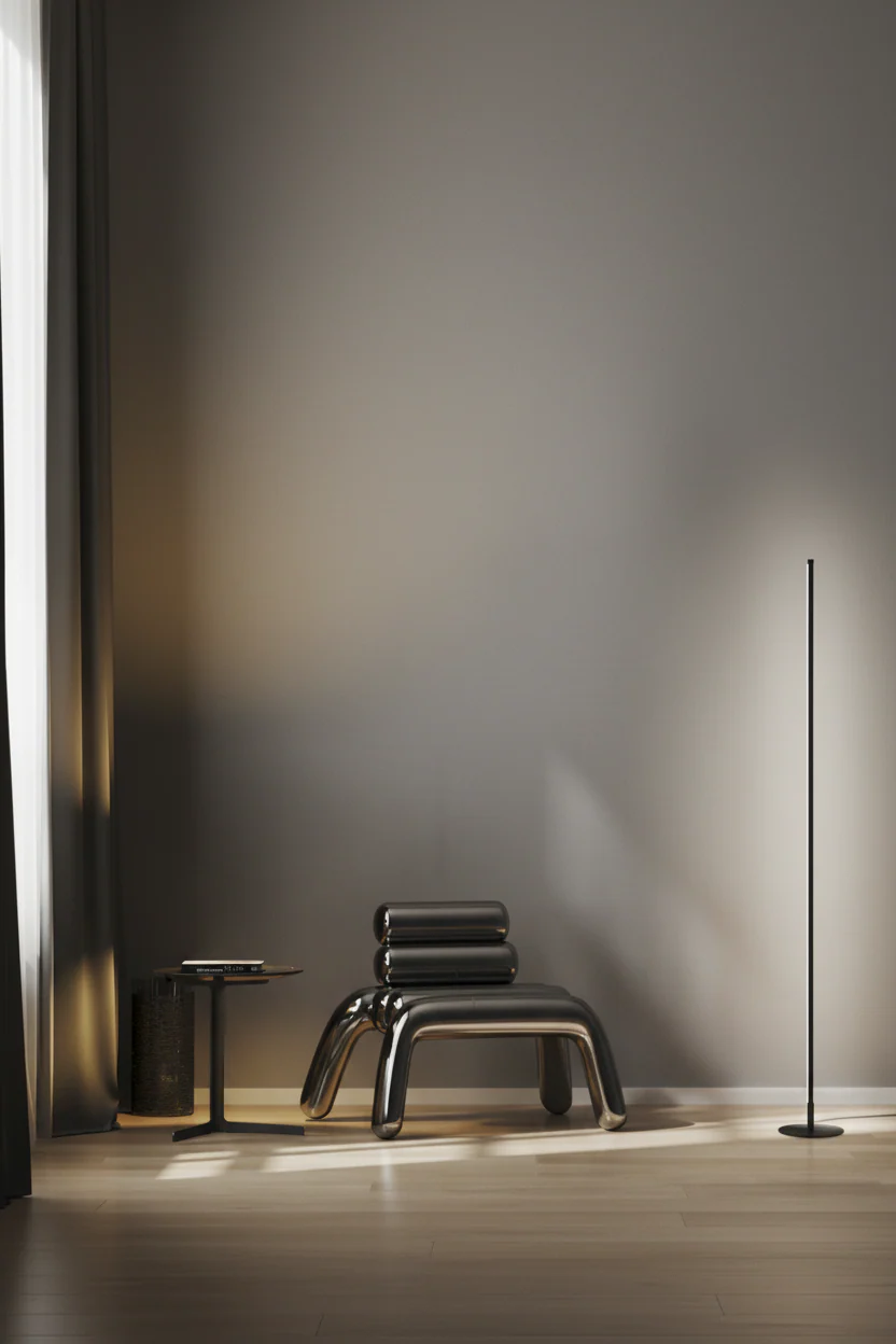 Piantana Pole - Nero - Image 5