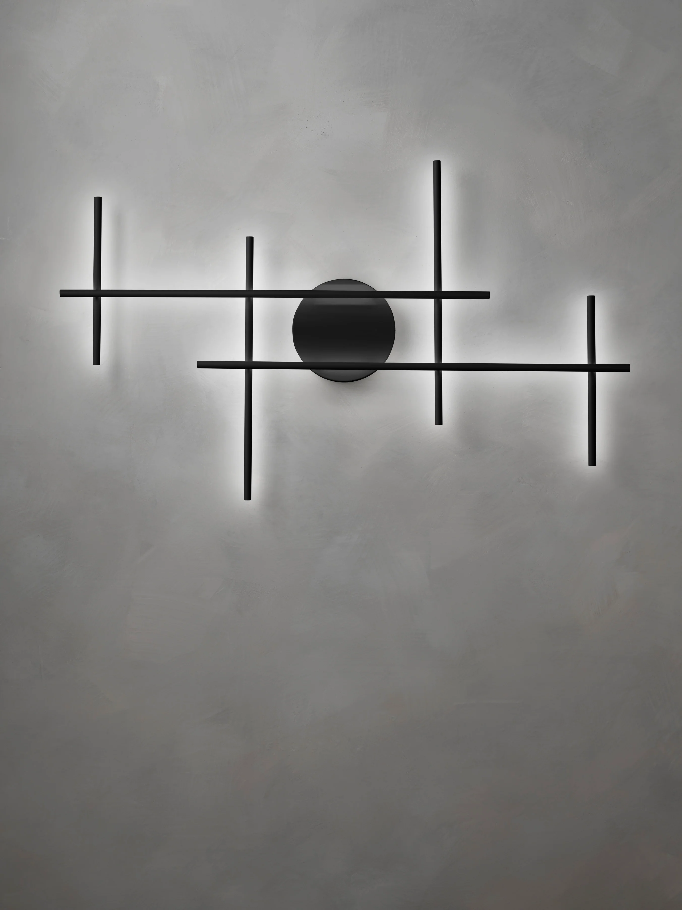 Plafoniera Aero indiretta - Nero