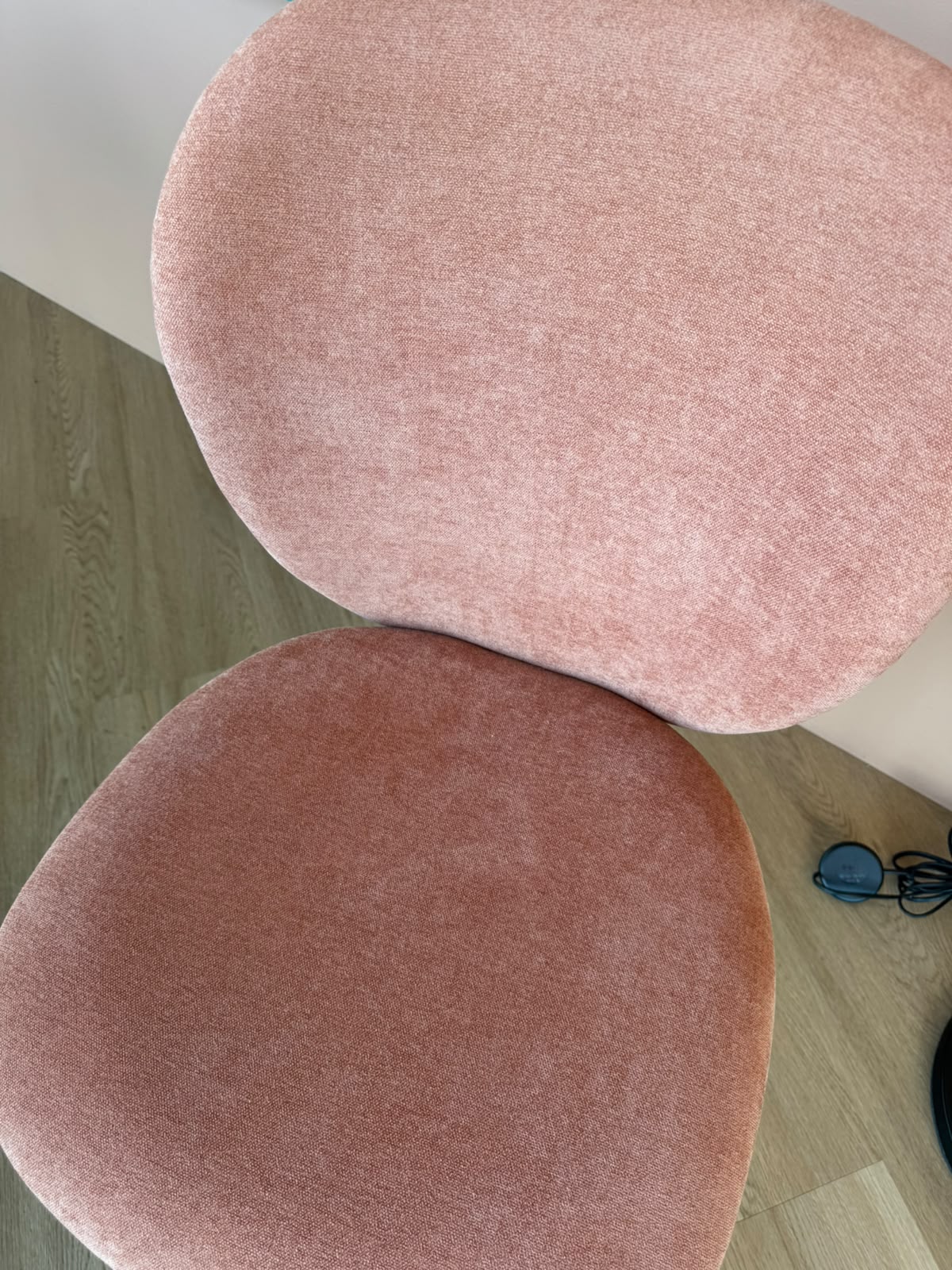Set 2 poltrone Eva - tessuto rosa antico - Image 6