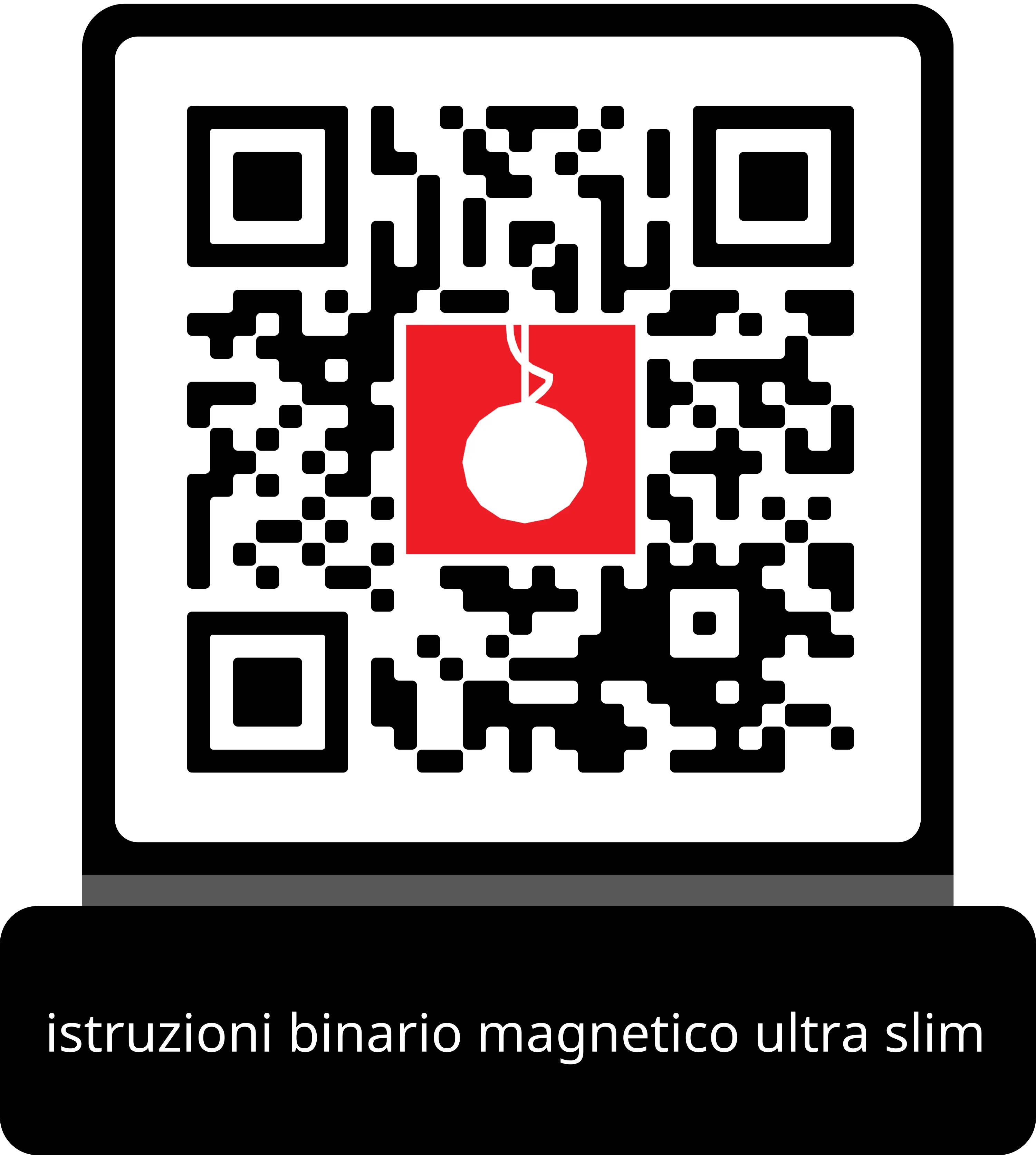 Sistema Karma- Binario magnetico 200cm - Nero - Image 6
