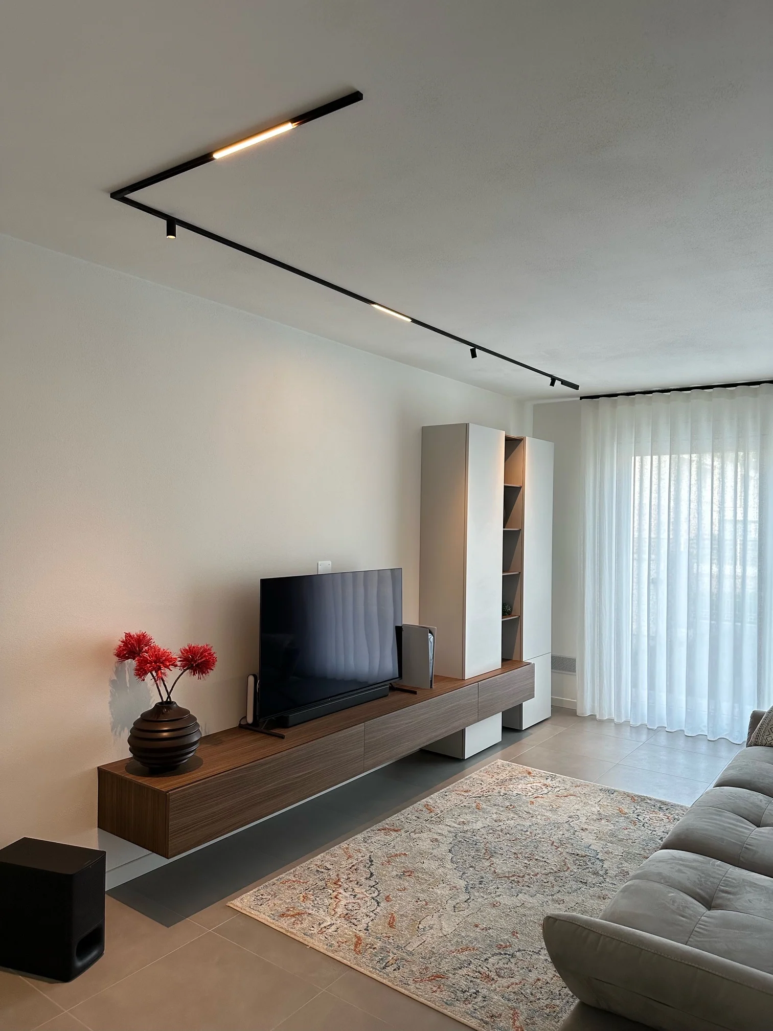 Sistema Karma - Modulo led diffuso 30cm - Nero - Image 3